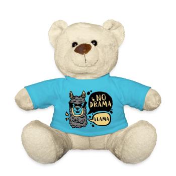 NO DRAMA - LLAMA - Teddy - Atollblau - Vorne