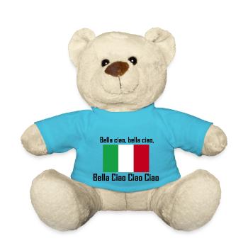 Bella Ciao Ciao Ciao summer hit party - Teddy Bear - atoll blue - Front