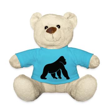 Un gorille sauvage - Nounours - bleu outremer - Devant
