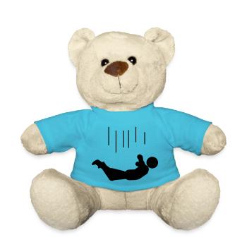 falling - Teddy Bear - atoll blue - Front