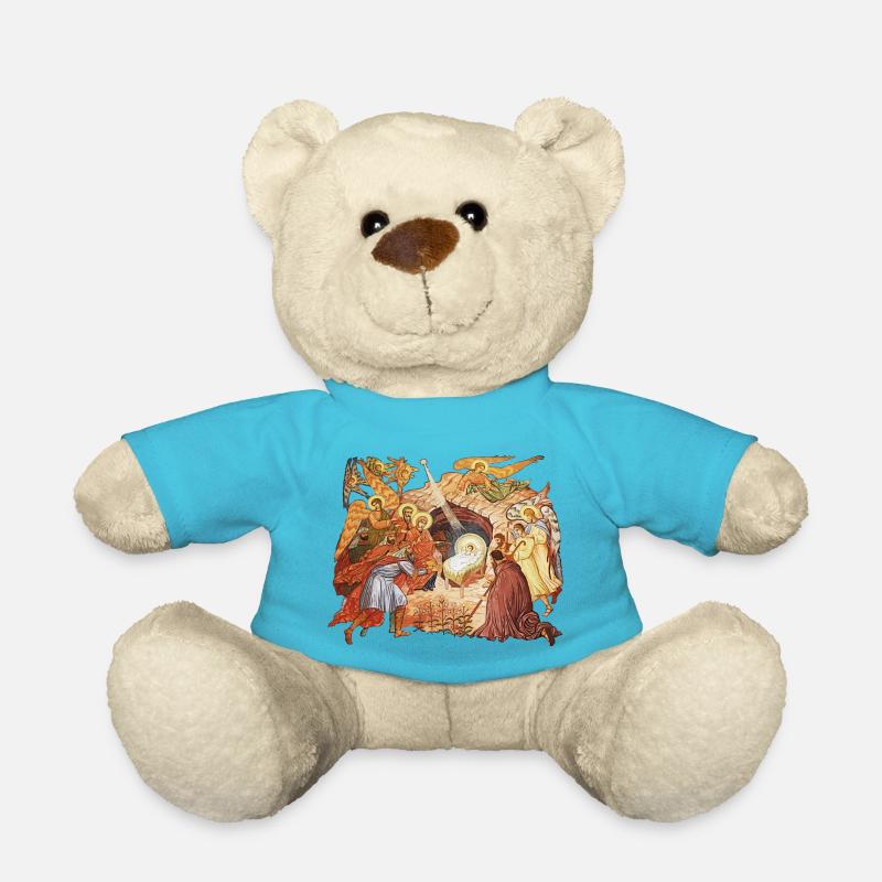 Jesus Geburtstag - Teddy - Atollblau
