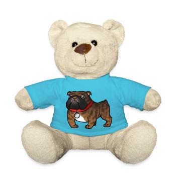 Köbi Comicstyle transparent - Teddy - Atollblau - Vorne