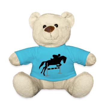 Reiten, Reiter, Springreiten - Teddy - Atollblau - Vorne