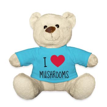 Mushroom / Champignon / Pilz / Picking - Teddy Bear - atoll blue - Front