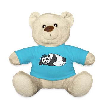 Panda - Teddy - Atollblau - Vorne
