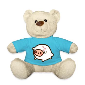 lovely sheep - Teddy Bear - atoll blue - Front