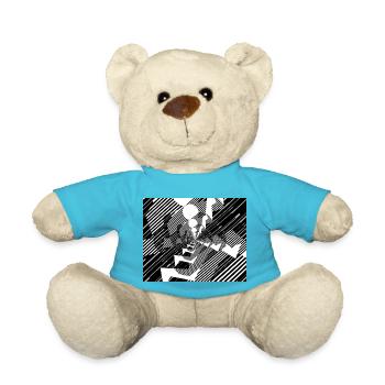Lauf, lauf, lauf - Teddy - Atollblau - Vorne
