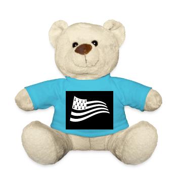 Breton flag in the wind - Teddy Bear - atoll blue - Front