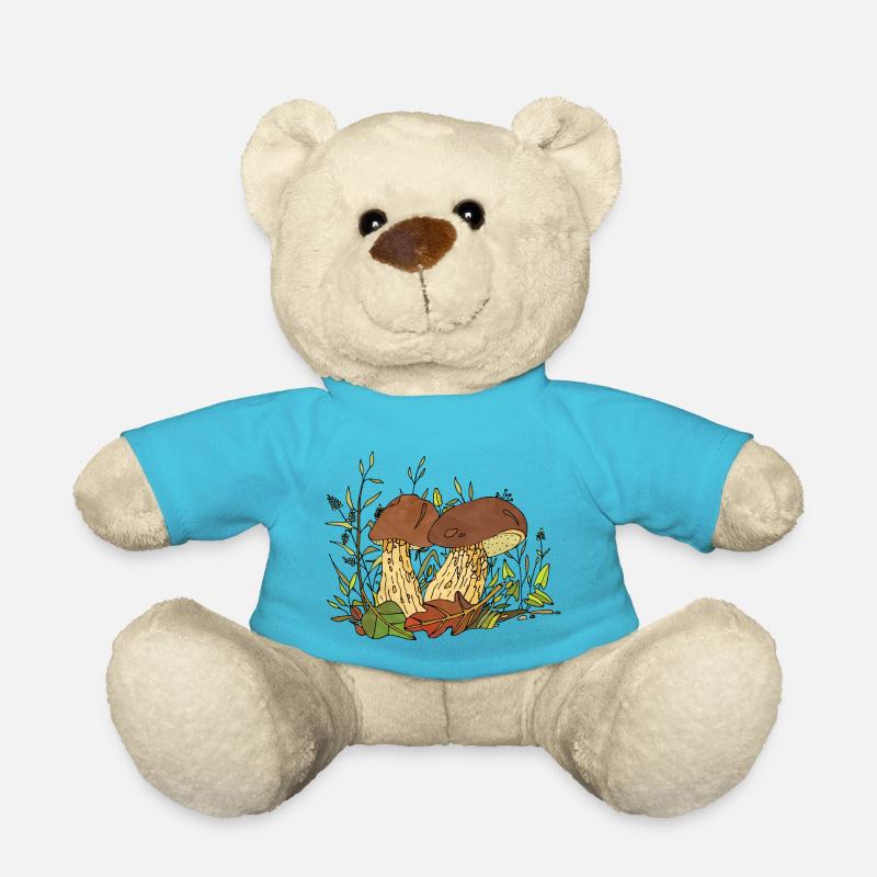 Pilze - Teddy - Atollblau