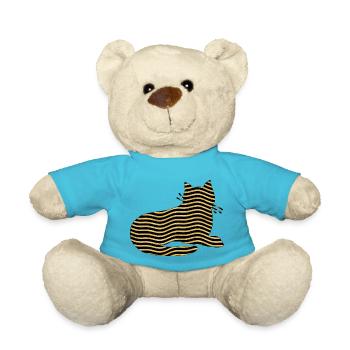 Le chat - Nounours - bleu outremer - Devant