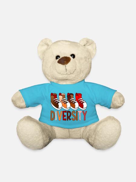 Diversity Sneakers - Sport - Teddy - Atollblau