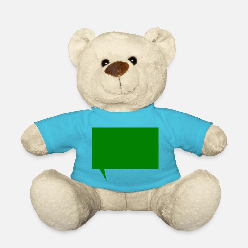 Textnachricht Vorlage zum selber gestalten - Teddy - Atollblau