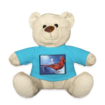 Der nördliche Kardinal - Teddy - Atollblau - Vorne