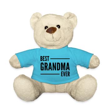 BESTE OMA ALLER ZEITEN. OMA GESCHENK. - Teddy - Atollblau - Vorne