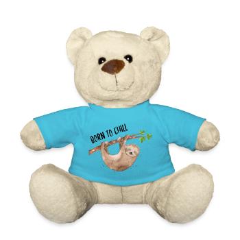 Sloth Chill - Teddy Bear - atoll blue - Front
