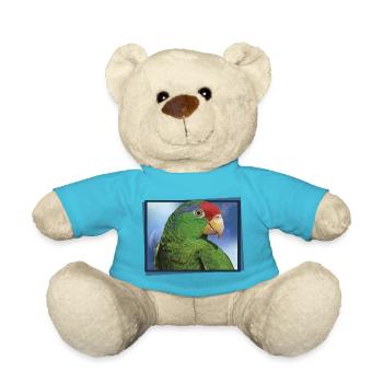 The Tamaulipas parrot - Teddy Bear - atoll blue - Front