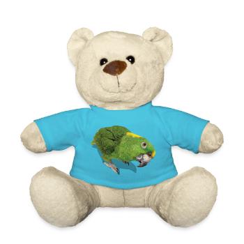 The yellow-naped parrot - Teddy Bear - atoll blue - Front