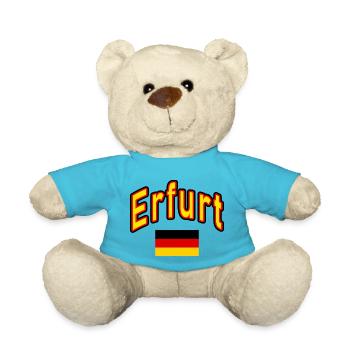 Erfurt germany flag - Teddy Bear - atoll blue - Front