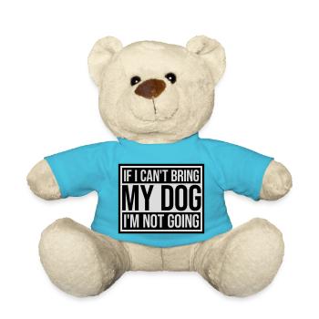 Citation Apportez mon chien - Nounours - bleu outremer - Devant