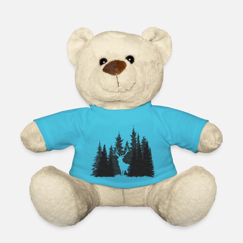 Hirsch - Teddy - Atollblau