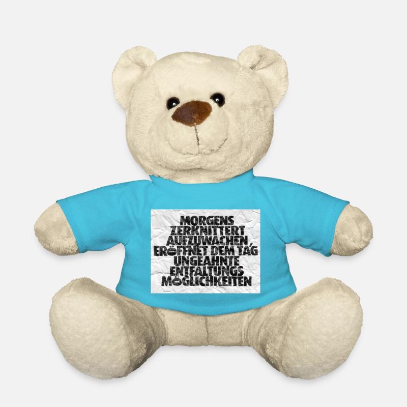 Morgenmuffel 2 - Teddy - Atollblau