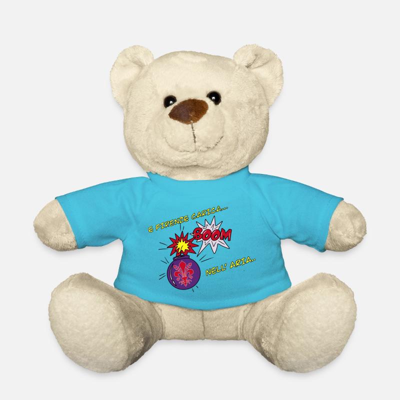 AND FLORENCE LOADS BOMBS IN THE AIR! - Teddy Bear - atoll blue