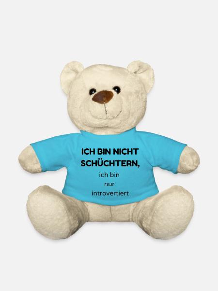 schüchtern2 - Teddy - Atollblau