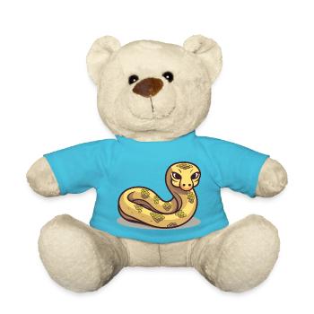 Serpent - Nounours - bleu outremer - Devant
