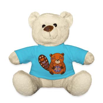 Wildtiere - Teddy - Atollblau - Vorne