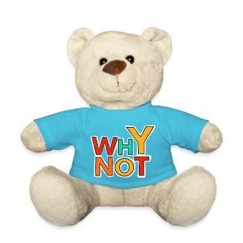 Why not - Teddy Bear - atoll blue - Front