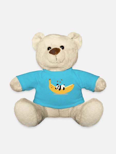 Banana Panda - Teddy Bear - atoll blue