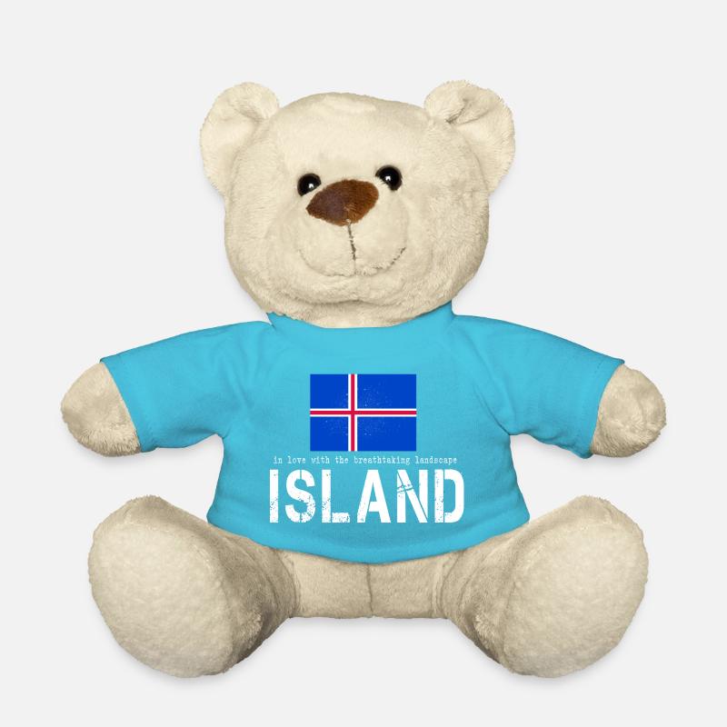 Île d’Islande - Nounours - bleu outremer