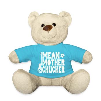 Mean Mother Chucker à la guitare - Nounours - bleu outremer - Devant