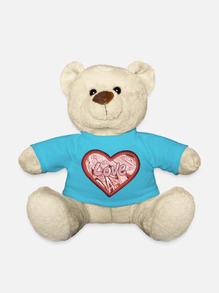 Love - Nounours - bleu outremer