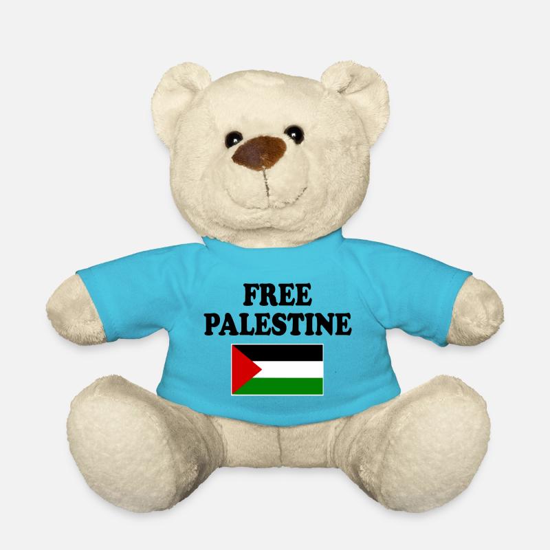 Free palestine - Nounours - bleu outremer