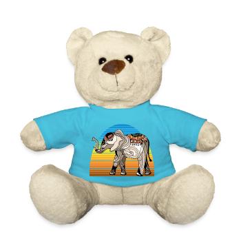 Elefant - Teddy - Atollblau - Vorne