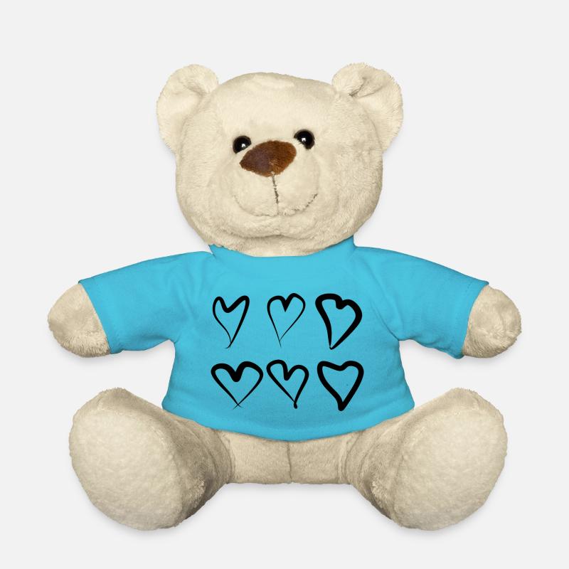 Herze - Teddy - Atollblau