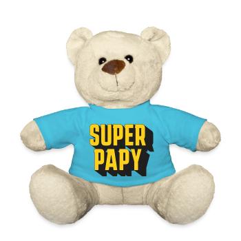 SUPER PAPY! - Nounours - bleu outremer - Devant