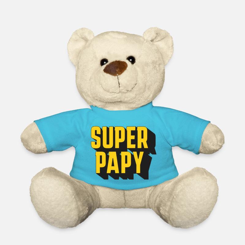 SUPER PAPY! - Nounours - bleu outremer