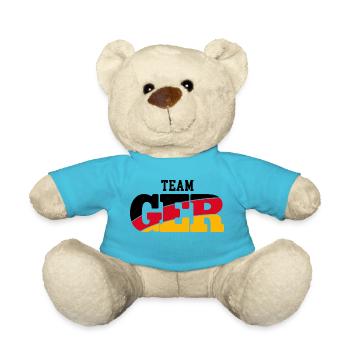 TEAM GERMANY LOGO - Teddy Bear - atoll blue - Front