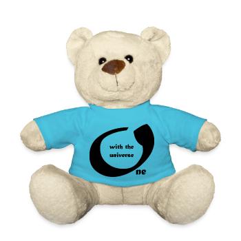 One With The Universe - Teddy Bear - atoll blue - Front