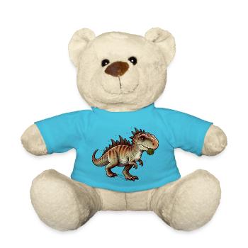 Dinosaure T-Rex - Nounours - bleu outremer - Devant
