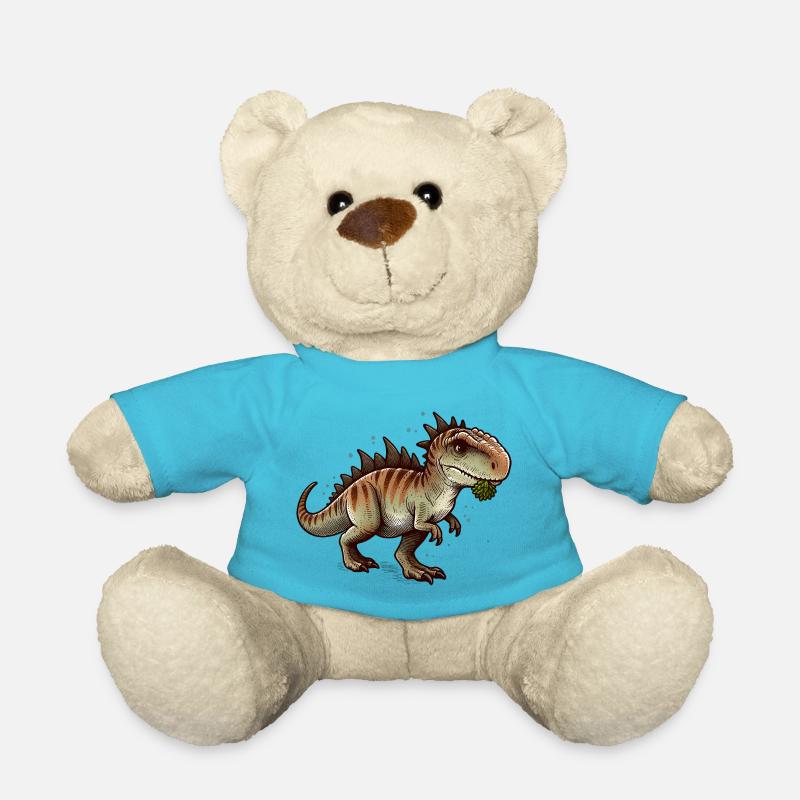 T-Rex Dinosaurier - Teddy - Atollblau