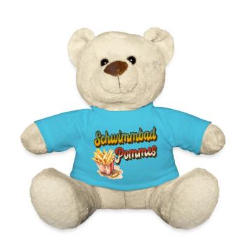 Schwimmbad Pommes - Teddy - Atollblau - Vorne