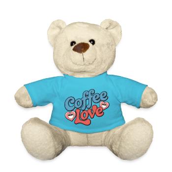 Kaffee-Liebe - Teddy - Atollblau - Vorne