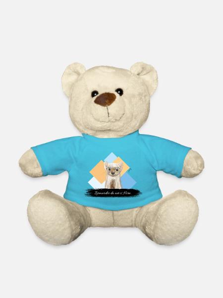 JvG Marder "Zermarder da nit is Hirn." - Teddy - Atollblau