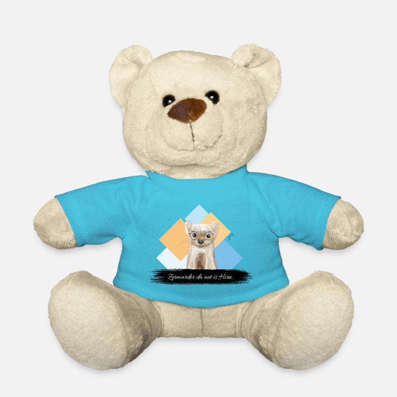 JvG Marder "Zermarder da nit is Hirn." - Teddy - Atollblau