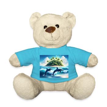 Tanz der Delfine – Tropische Inselträume - Teddy - Atollblau - Vorne