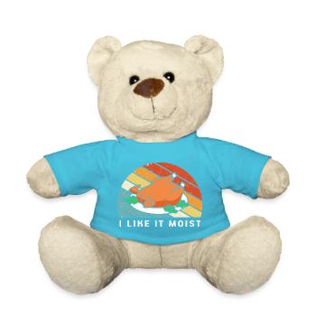 Papa Großvater Opa Thanksgiving Vater - Teddy - Atollblau - Vorne