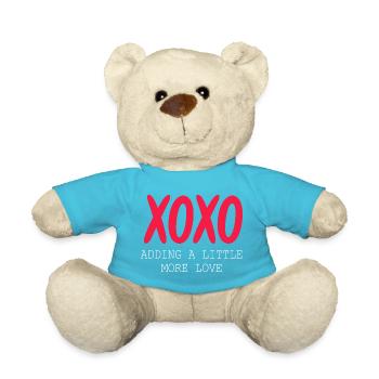 Révélation du sexe des futurs parents pour la Saint-Valentin - Nounours - bleu outremer - Devant